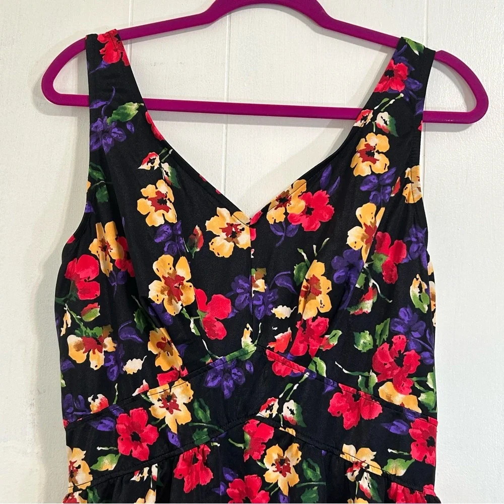 Westbound Beach Summer Swimwear Floral One Piece Skirt Swimsuit Size 24. - Picture 3 of 14